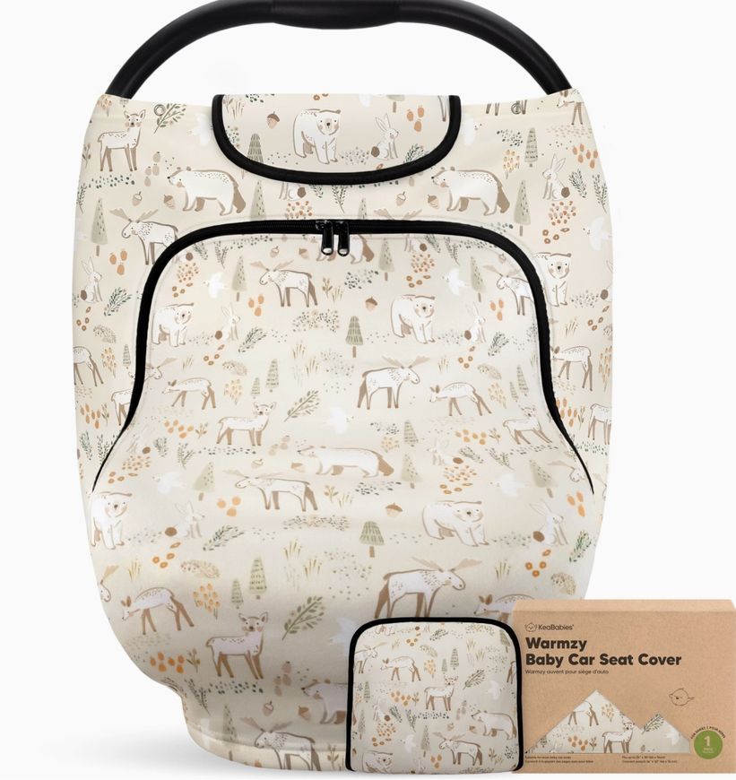 Warmzy Baby Carseat Cover Wildwood