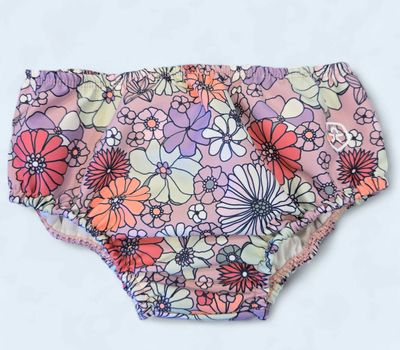 Coral Blush Swim Diaper