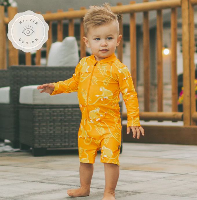 Shorty Sunsuit- Monkeys