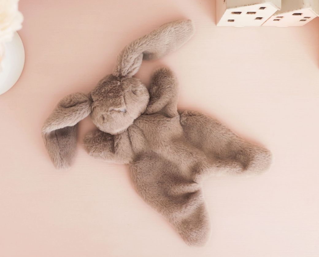 Darcey Bunny Comforter 30cm Grey