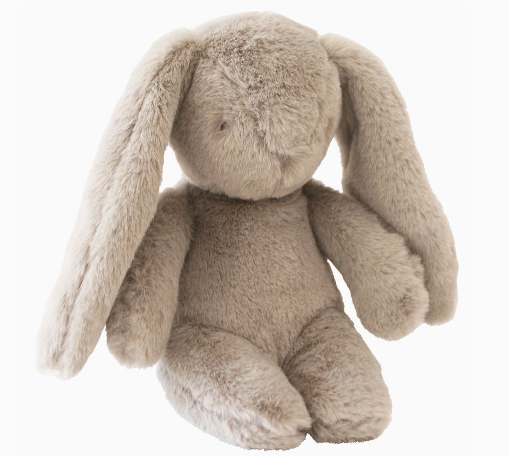 Darcey Plush Baby Bunny 27cm Grey