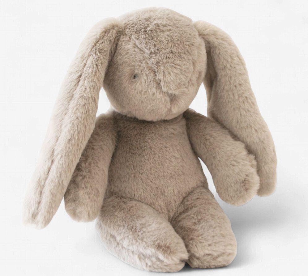 Darcey Plush Baby Bunny 27cm Grey