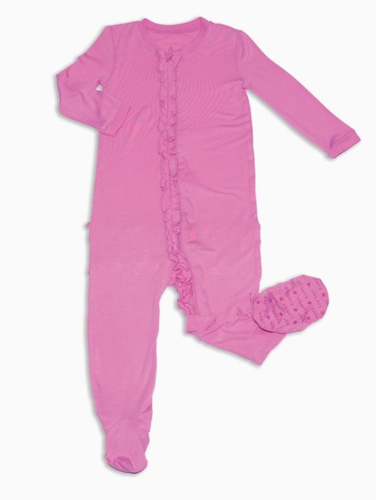 Crocus Ruffle Footed Sleeper