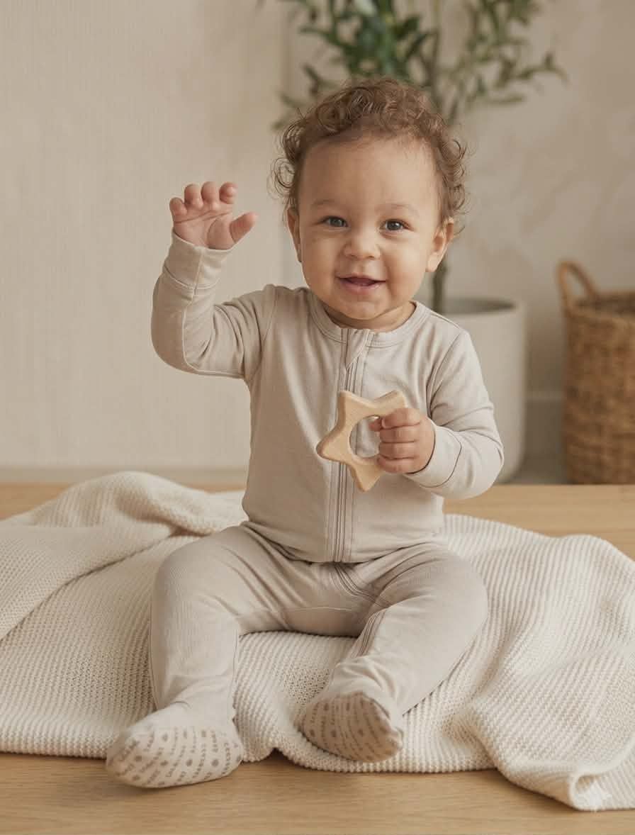 Owl Feather Footed Sleeper