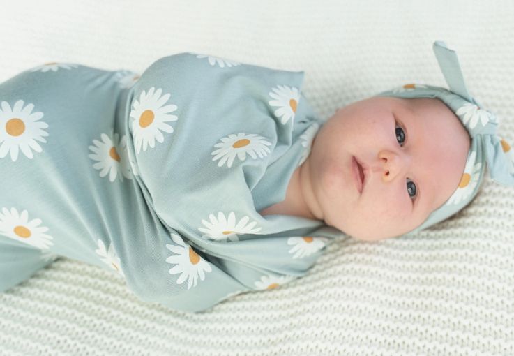 Daisy Swaddle Blanket