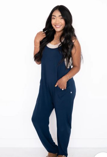 Navy Adult Overalls