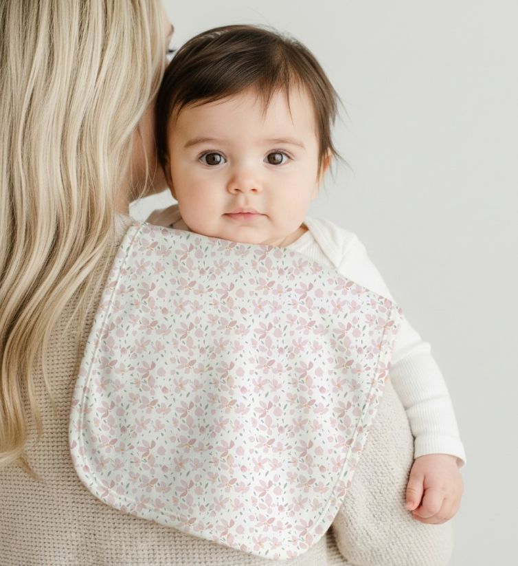 Flowers 3pk Burp Cloths