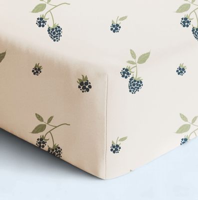 Blackberries Crib Sheet