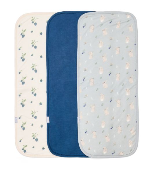 Rabbits 3pk Burp Cloth