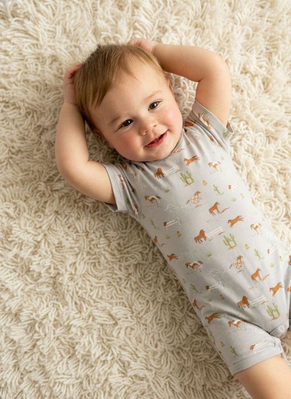 Horses Shortie Romper