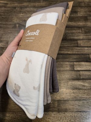 Teddies 3pk Burp Cloths