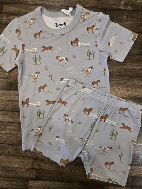 Horses SS 2pc Pjs