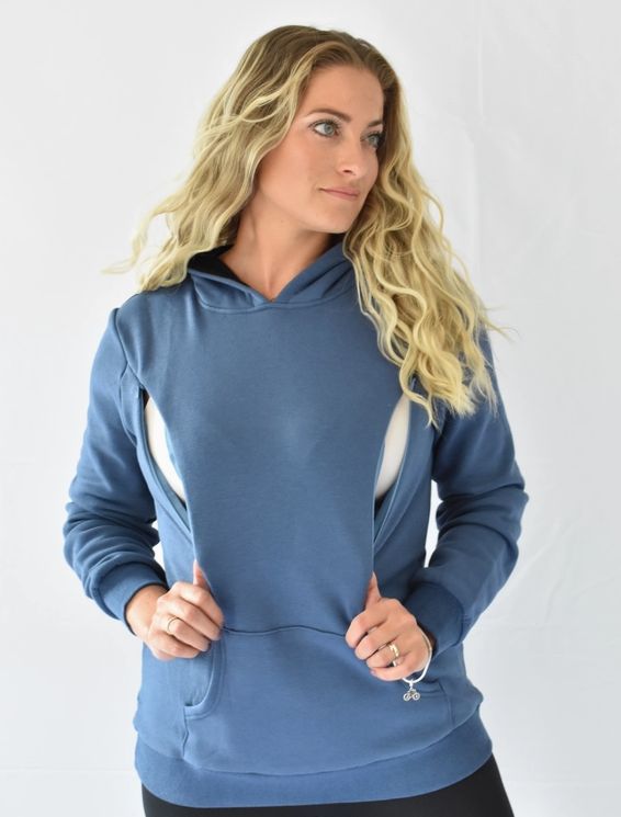 Nursing Hoodie Blue