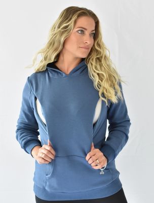 Nursing Hoodie Blue
