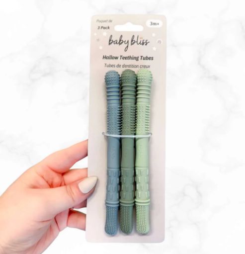 Teething Tubes, Colour: Blue/Green