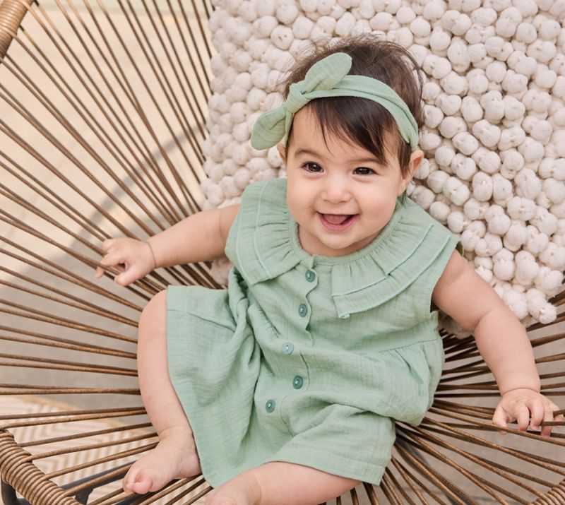Dirkje Green Dress 24mo left