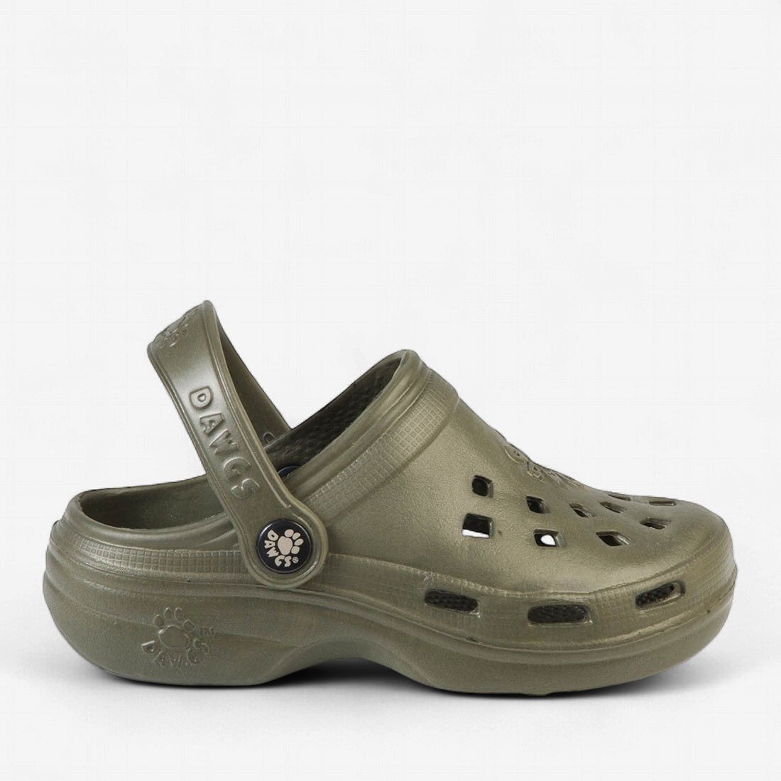 Olive Dawgs size 5 left