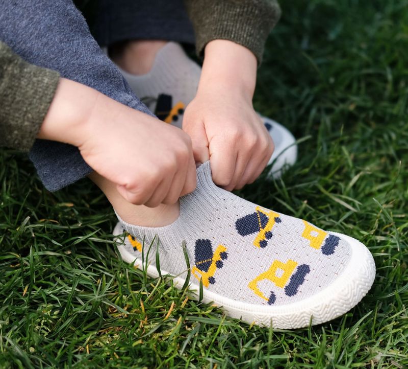 Graphic Knit Shoes- Various Colors