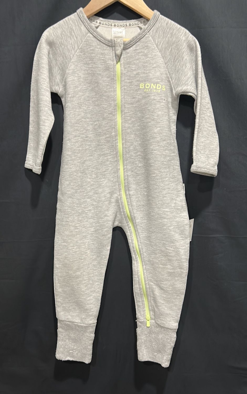 Used 12-18m Bonds Grey Romper