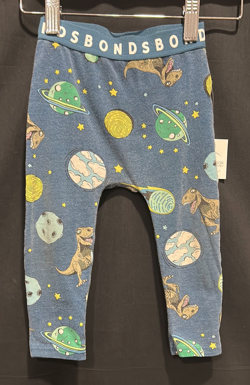 Used 12-18m Bonds Space Dino Pants