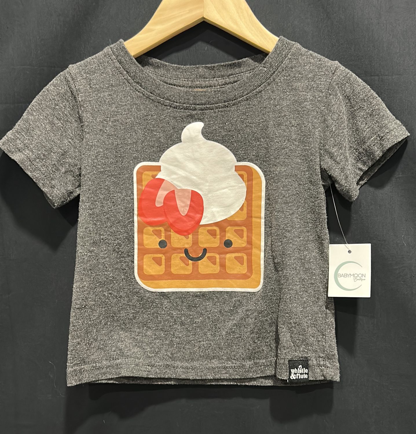 Used 1-2Y Whistle &amp; Flute Waffle Tshirt