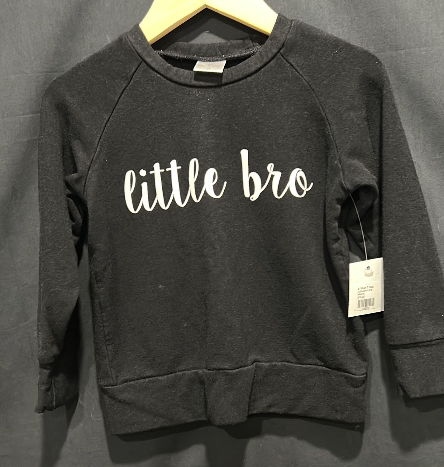 Used 2T Posh &amp; Cozy Little Bro Long sleeve