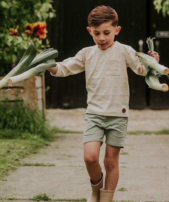 Kokonoko Sage Green Shorts  3T &amp; 5T left