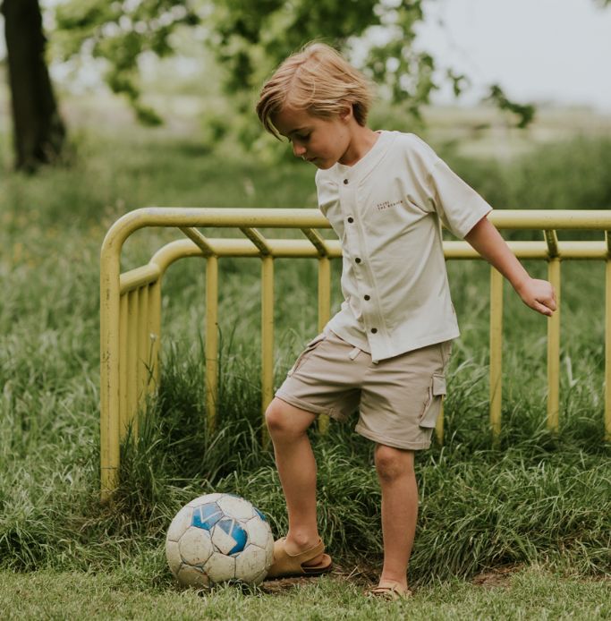 Kokonoko Sand Cargo Shorts 2T-6T