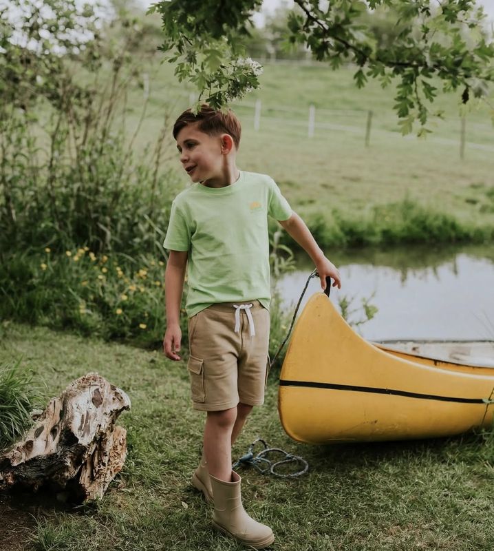 Kokonoko Sand Cargo Shorts 2T-6T