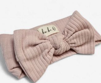 Bow Headband - Blush, Size: 0-3m