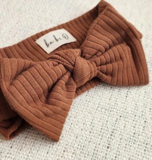 Bow Headband - Rust