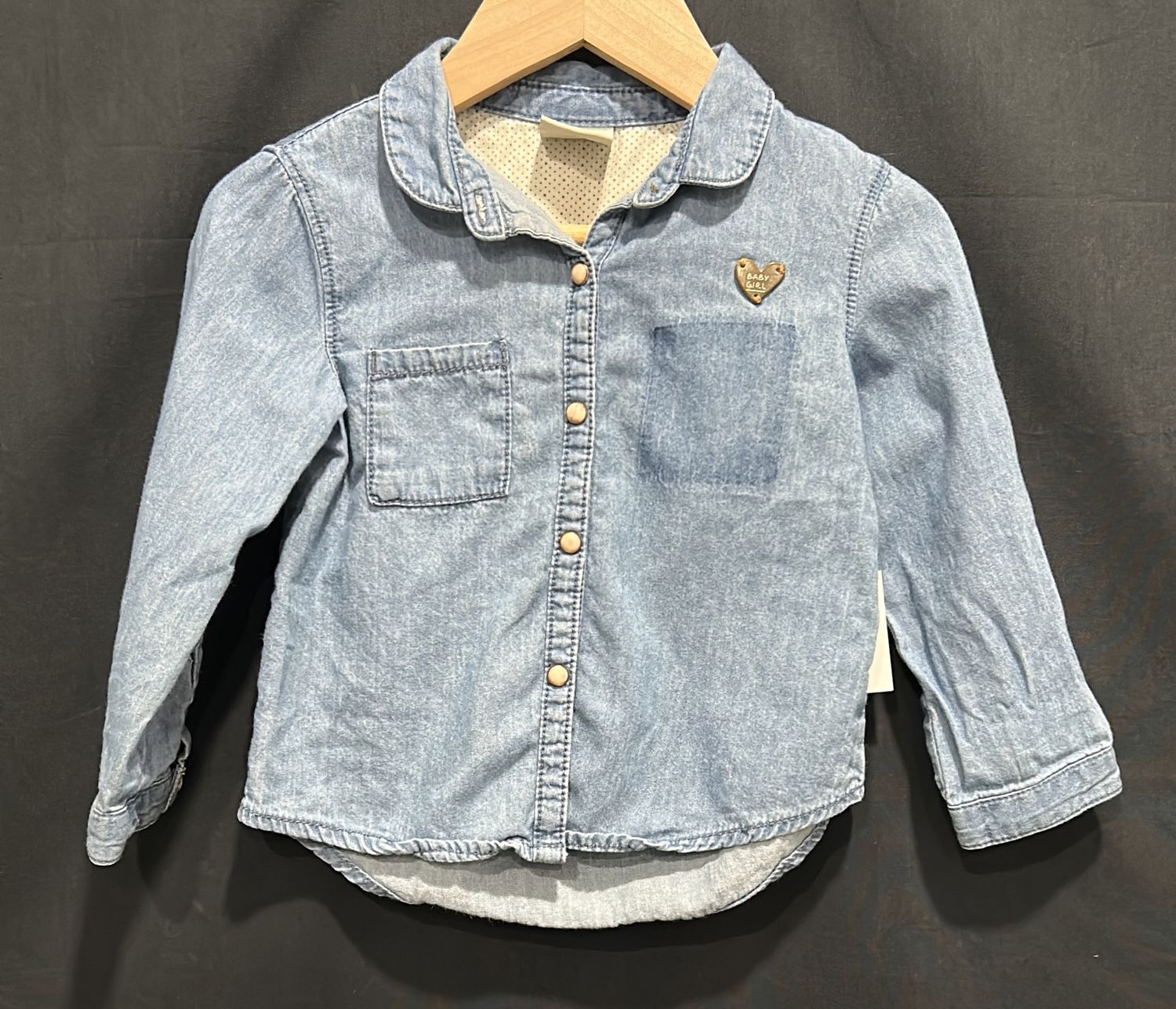 Used 9-12m Zara Denim Long Sleeve