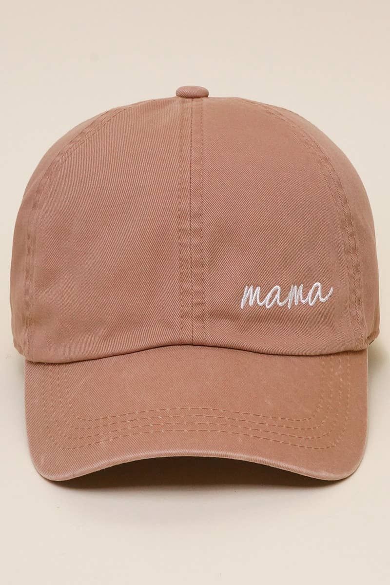 Mama Baseball Cap: CLAY