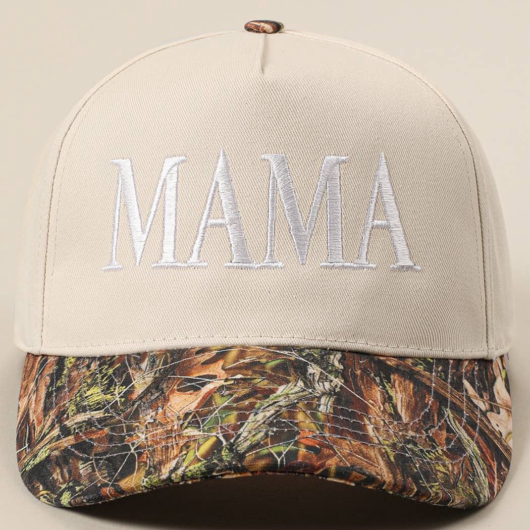 MAMA Camo Trucker Hat: CAMO
