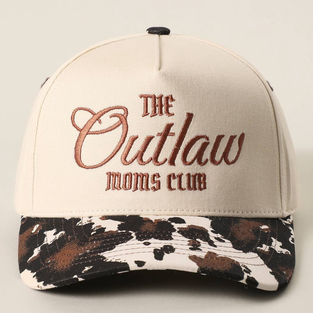 THE OUTLAW MOMS CLUB Trucker Hat: COW