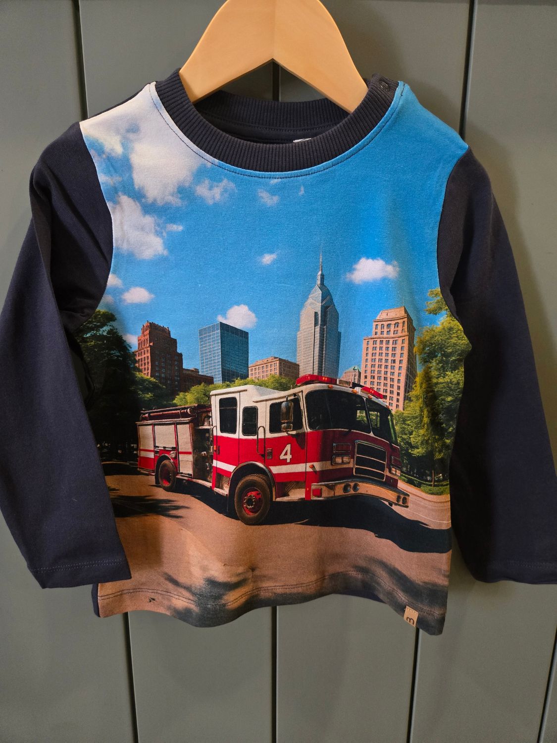 Minymo Firetruck Long Sleeve, Size: 18m