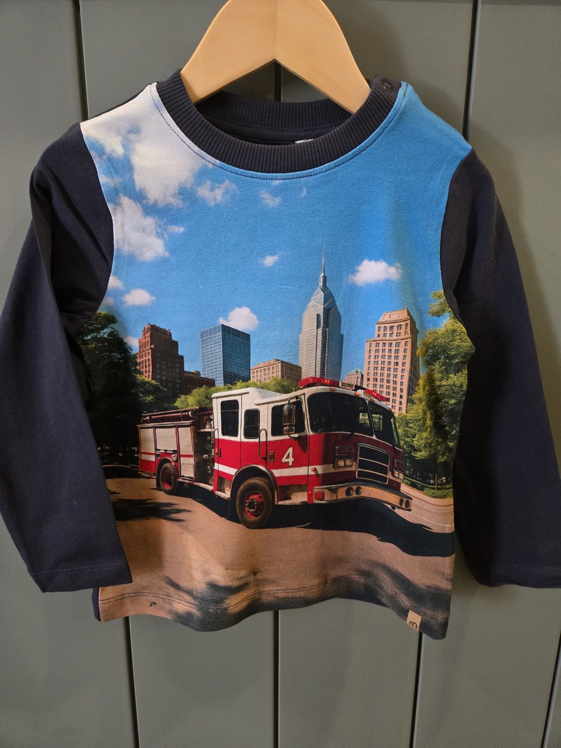Minymo Firetruck Long Sleeve, Size: 18m