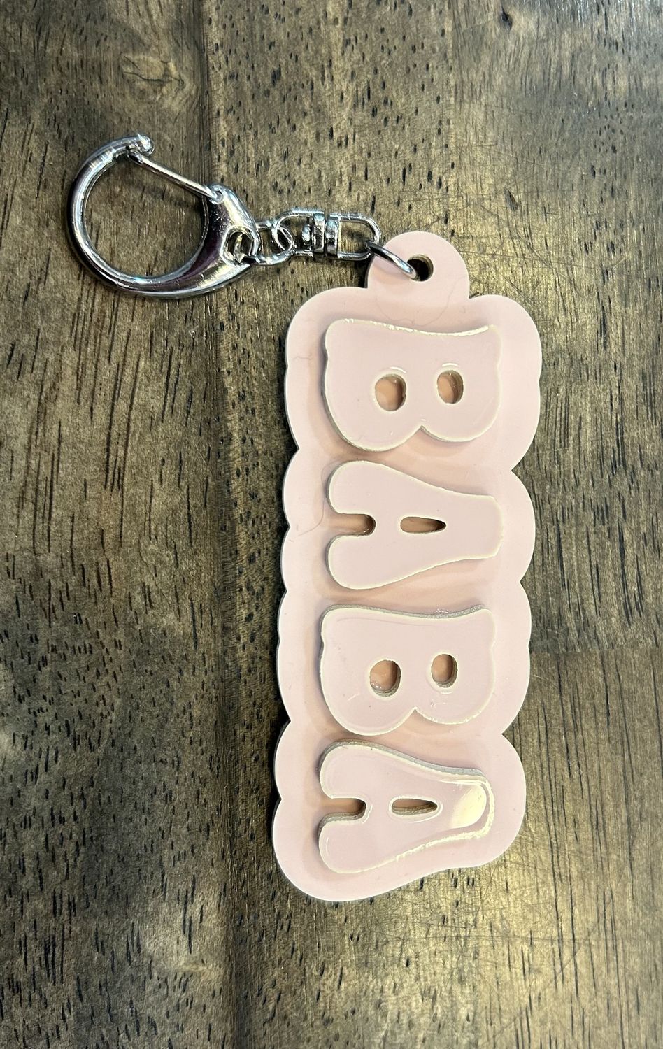 Baba Keychain, Colour: Blush