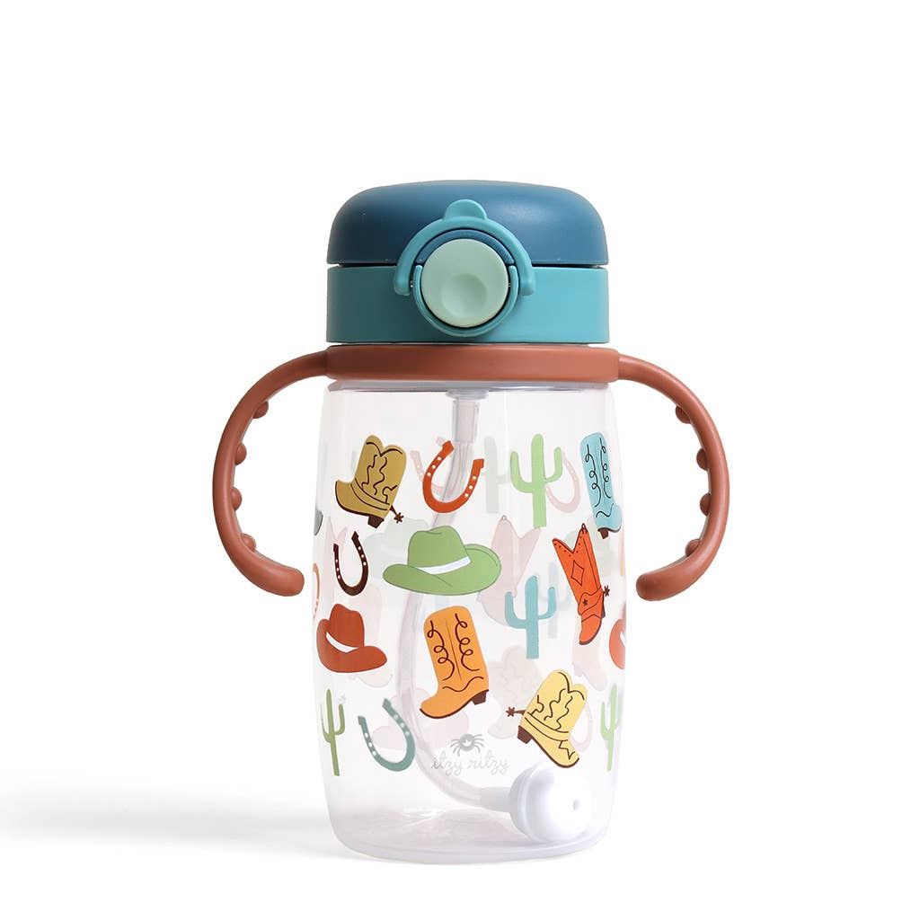 Itzy Sips™ - Straw Cup With Snap-Close Lid: Giddy Up!