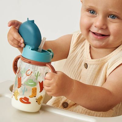 Itzy Sips™ - Straw Cup With Snap-Close Lid: Giddy Up!
