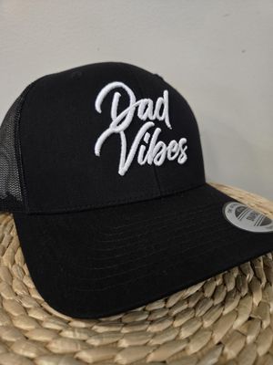 Dad Vibes Mesh Snapback Hat