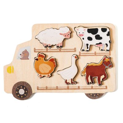 Farm Animal Wooden Puzzle