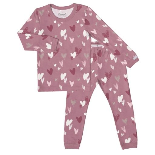 Coccoli Hearts 2pc Pjs, Size: 2y