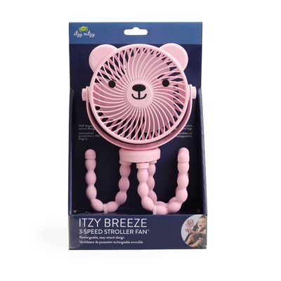 Itzy Breeze 3-Speed Stroller Fan™: Pink