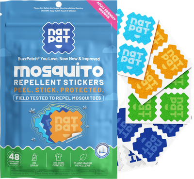 NATPAT Adult BuzzPatch Mosquito Repellent Patches for Adult