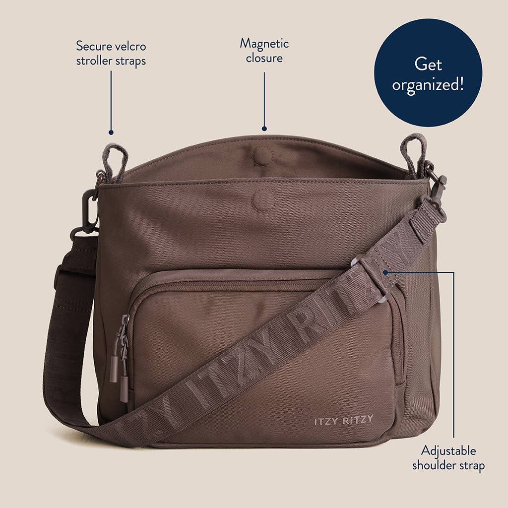 Belong Cargo Caddy™ - Convertible Caddy Diaper Bag: Mocha