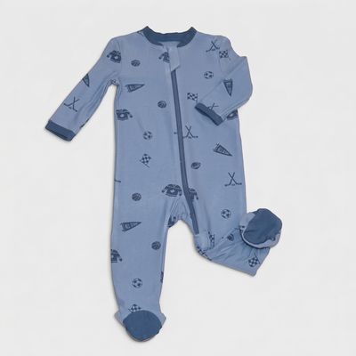 Silkberry Fleece Footies All Star