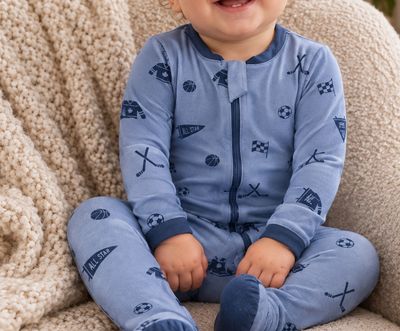 Silkberry Fleece Footies All Star
