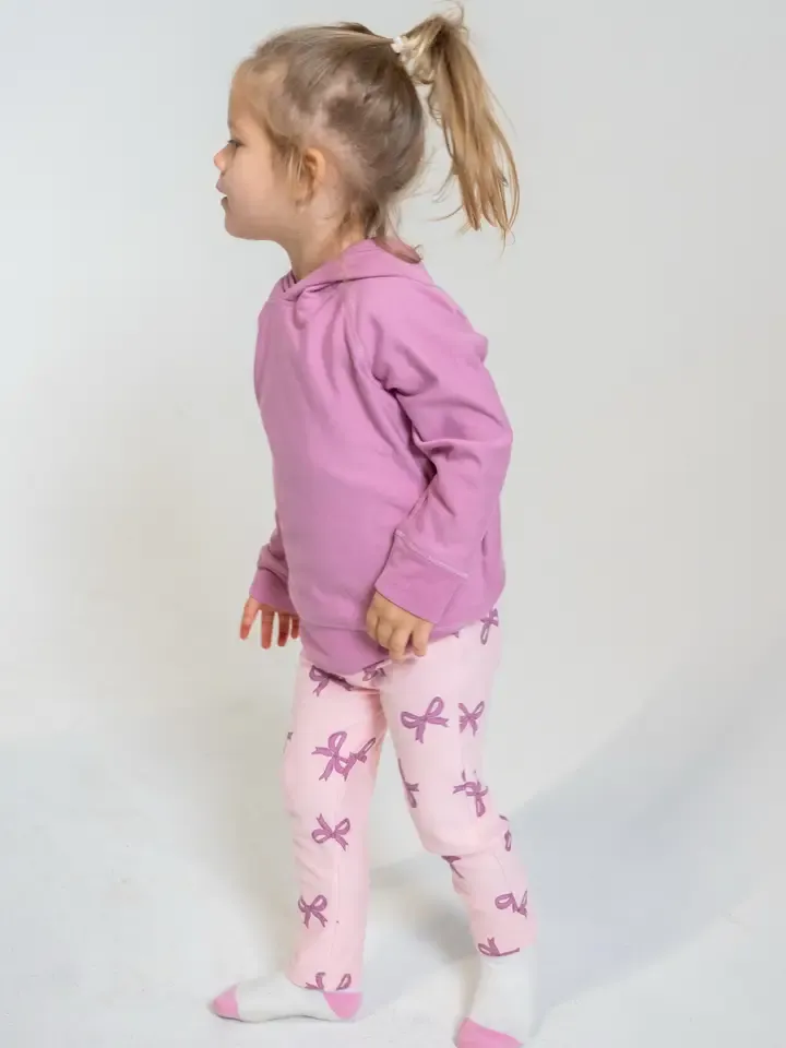 Silkberry Fleece Leggings Bow