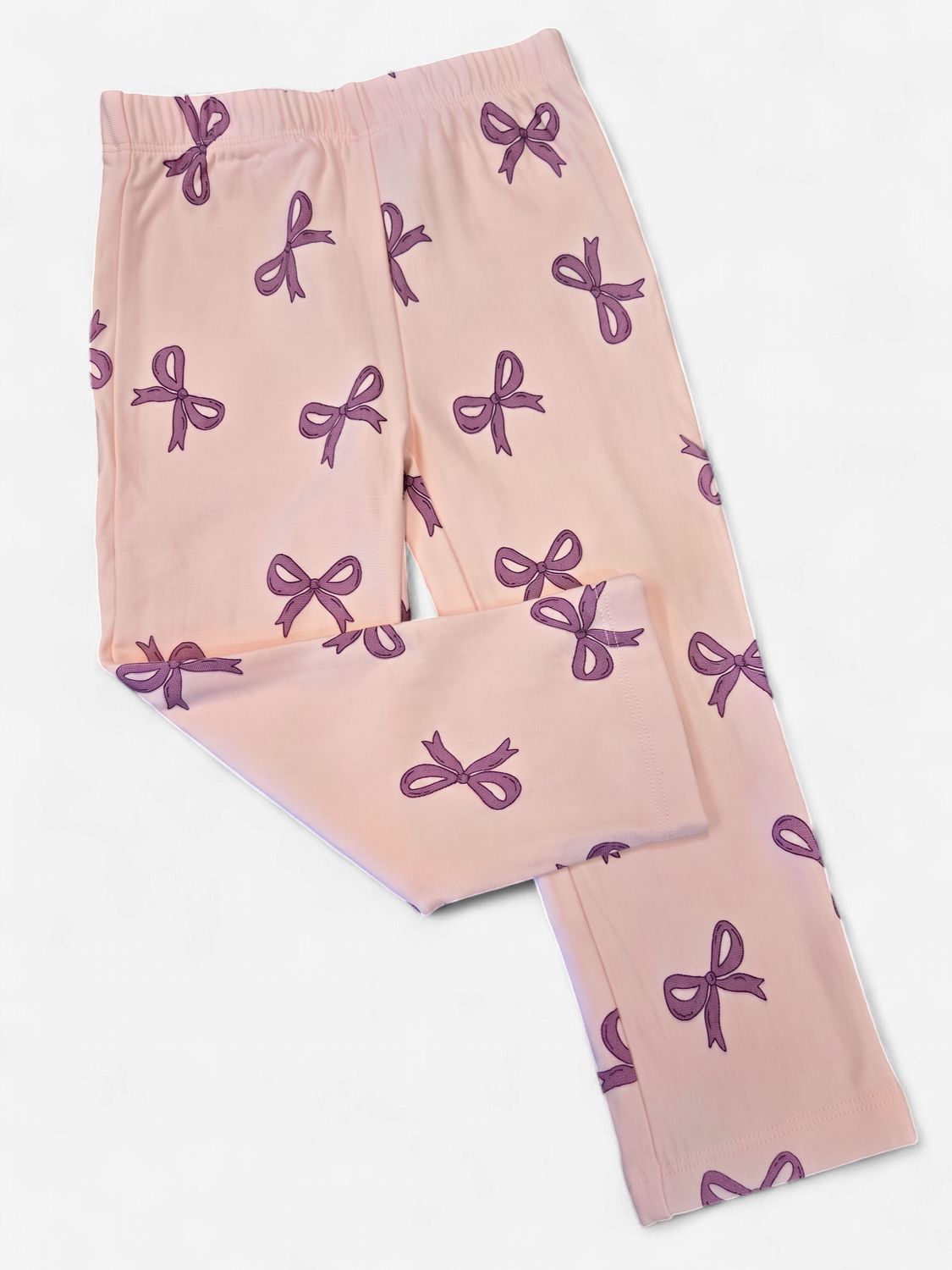 Silkberry Fleece Leggings Bow